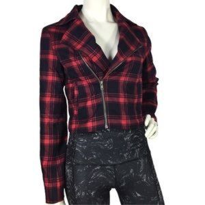 LF Seek The Label Red Plaid Jacket